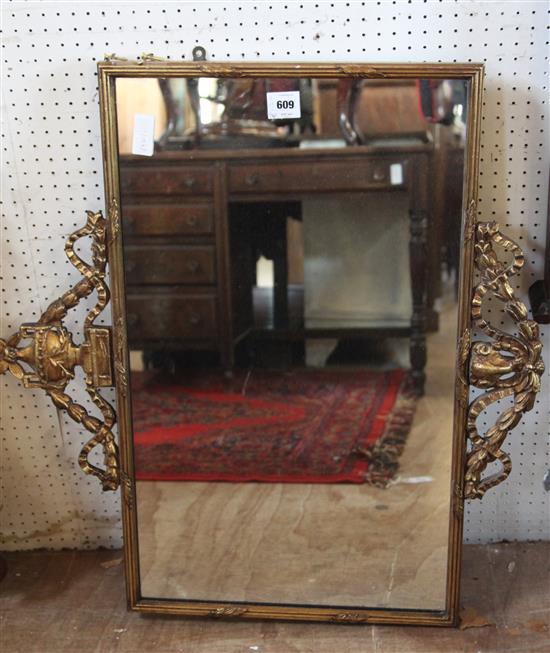 1920s wall mirror in a gilt frame